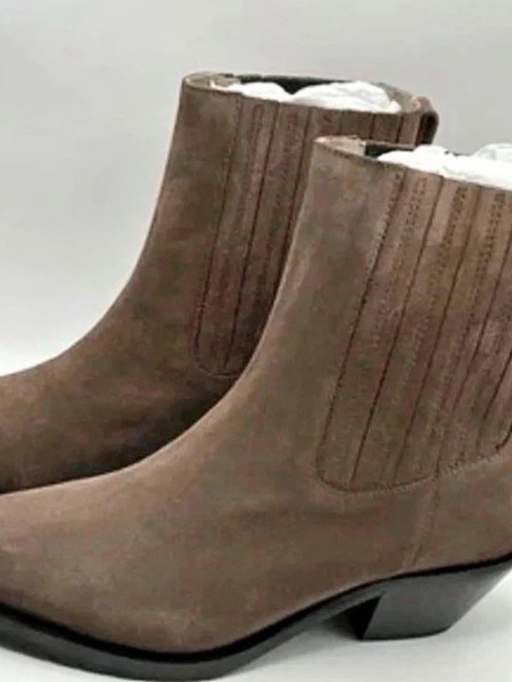 AllSaints Marcie Suede Boot W018FD Pine Bark Brown